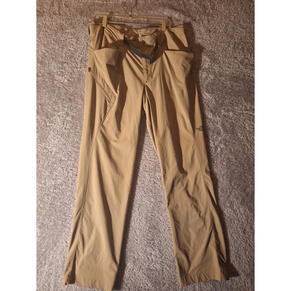 The North Face Cargo Utility Pants Outdoor Zip Pockets Belted Mens Sz 34 Travel - Picture 1 of 7
